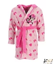 Kép 1/3 - Disney Minnie pihe puha wellsoft gyerek köntös füles kapucnival