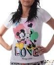 Kép 2/2 - Minnie fehér pamut női rövidnadrágos pizsama 