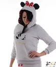 Kép 1/3 - Minnie pihe-puha kapucnis női wellsoft pizsama  