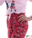 Kép 3/3 - Minnie női pizsama pamut rózsaszínű