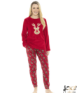Kép 2/3 - Női téli pizsama pihe-puha wellsoft Karácsony mintás