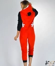 Kép 3/3 - Mickey pihe-puha női wellsoft pizsama overál piros