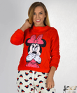 Minnie pihe-puha női wellsoft pizsama piros Minnie pihe-puha női wellsoft pizsama piros
