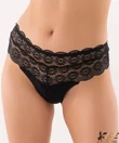 Kép 1/2 - Lemila csipkés brazil női alsó fekete