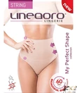Kép 1/3 - Lineaoro nagyméretű fekete alakformáló fehérnemű tanga elise string