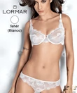 Kép 3/4 - Lormar brazil bugyi  fehér csupa csipke Prestige Brasiliana