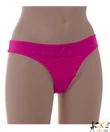 Kép 1/3 - Lemila tanga magenta csipkés