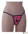 Kép 1/4 - Spagetti pántos tanga pink cicás Flower