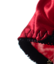 Lemila piros szatén csipkés női bugyi