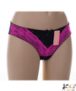 Lemila bugyi fekete-pink csipkés Lemila bugyi fekete-pink csipkés