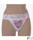 Fehér csipke tanga lámás Mania Fehér csipke tanga lámás Mania