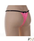 Kép 2/2 - Pink női tanga állítható pántos  Flower