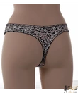 Kép 2/2 - Lemila női tanga fekete ocelot