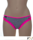 Barones szürke-pink női tanga elöl-hátul csipkés Barones szürke-pink női tanga elöl-hátul csipkés
