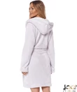 Kép 3/3 - Pihe puha női wellsoft köntös gyöngyfehér