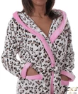 Kép 1/3 - Ocelot mintás pihe puha wellsoft női köntös 