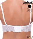 Infiore 3004 Bralette melltartó vékony szivacsos fekete B kosár Infiore 3004 Bralette melltartó vékony szivacsos fekete B kosár