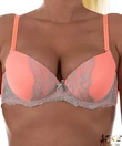 Kép 2/3 - Lemila melltartó push up neon narancs C kosaras