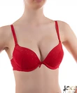 Kép 1/2 - Lemila piros melltartó super push up B kosaras