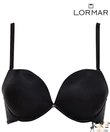 Kép 2/2 - Lormar dupla push up melltartó fehér Double B kosár