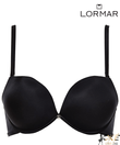 Lormar dupla push up melltartó fekete Double B kosár Lormar dupla push up melltartó fekete Double B kosár