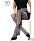 Lineaoro fekete lurex mintás női harisnyanadrág 20d Gloss Lineaoro fekete lurex mintás női harisnyanadrág 20d Gloss