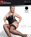 Kép 2/3 - Adrian Bella fekete nagyméretű combfix 15 den