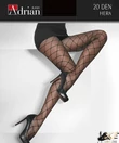 Kép 2/2 - Adrian fekete mintás harisnya Hera 20 den