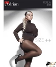 Kép 1/2 - Adrian fekete nagyméretű harisnya Perla 40 den