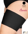 Kép 2/2 - Annes szatén combvédő szalag fekete