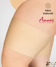Kép 2/2 - Annes szatén combvédő szalag bézs
