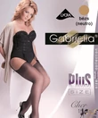 Kép 2/2 - Gabriella bézs plus size combfix harisnyatartóhoz Cher 15 den