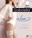 Kép 2/2 - Nagyméretű Gabriella fehér combfix Caroline