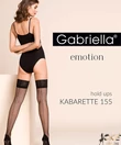 Kép 3/3 - Gabriella fekete necc combfix Calze 155 kabarette