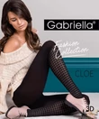 Kép 1/3 - Gabriella mintás fekete harisnya Cloe 60 den 