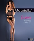 Kép 2/2 - Gabriella nyitott neccharisnya fekete Erotica 