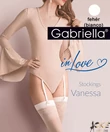 Kép 2/2 - Gabriella fehér combfix harisnyatartóhoz Vanessa
