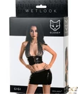 Kép 3/3 - Latex 3 részes fekete party szett Gigi