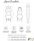 Kép 4/4 - Livco Mikulás babydoll 3 részes Limpid Snowflakes