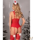Kép 2/4 - Livco Mikulás babydoll 3 részes Limpid Snowflakes