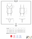 Obsessive 2 részes szexi szett fűző és tanga Obsessive 2 részes szexi szett fűző és tanga