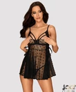 Kép 1/3 - Obsessive 2 részes szexi babydoll szett Heartia