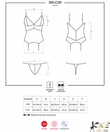Kép 4/4 - Obsessive szexi fűző és tanga 2 részes szett 810-COR-1