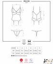 Obsessive szexi fűző és tanga 2 részes szett 810-COR-1 Obsessive szexi fűző és tanga 2 részes szett 810-COR-1