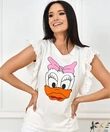 Kép 1/3 - Disney Daisy ujjatlan póló fehér