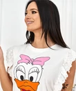 Kép 3/3 - Disney Daisy ujjatlan póló fehér
