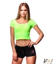 Kép 1/3 - Victoria Moda neon sárga női haspóló