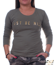 Khaki zöld just be nice női felső Khaki zöld just be nice női felső