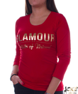 Piros glamour női felső Piros glamour női felső