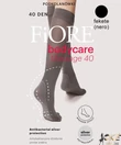 Kép 2/2 - Fiore Massage gyógyhatású térdharisnya fekete 40 den